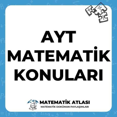 AYT Matematik Konuları